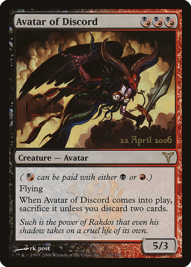 Avatar of Discord 140★ - Dissension Promos MTG card