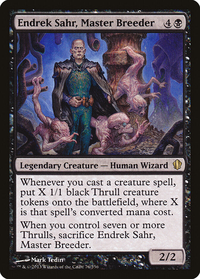 Endrek Sahr, Master Breeder 76 - Commander 2013 MTG card