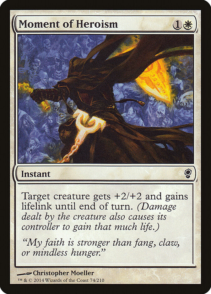 Moment of Heroism 74 - Conspiracy MTG card