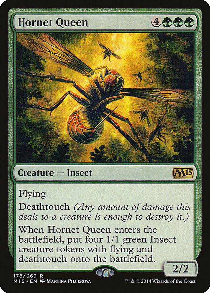 Hornet Queen 178 - Magic 2015 MTG card