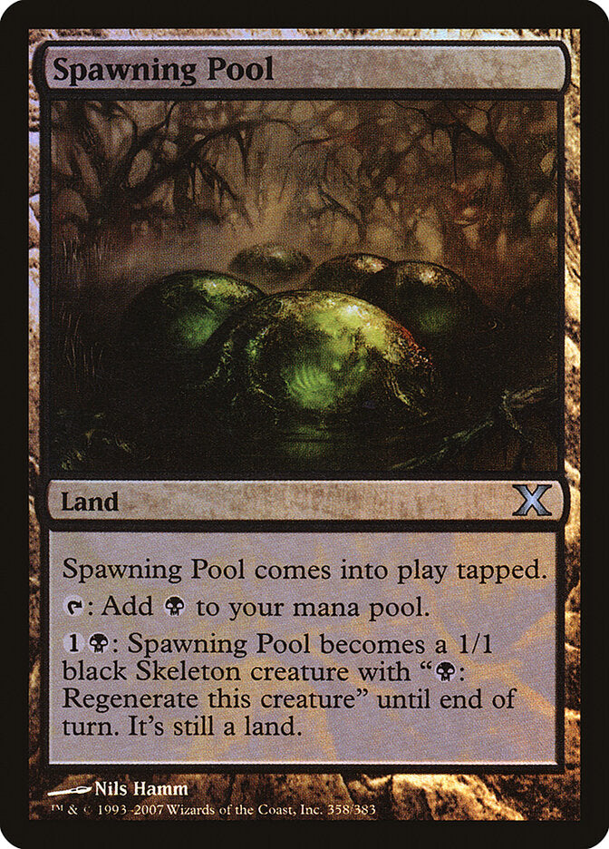 Spawning Pool 358★ - Tenth Edition MTG card