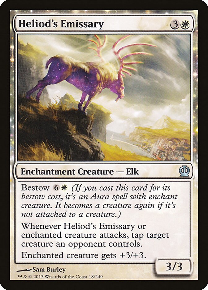 Heliod's Emissary 18 - Theros MTG card