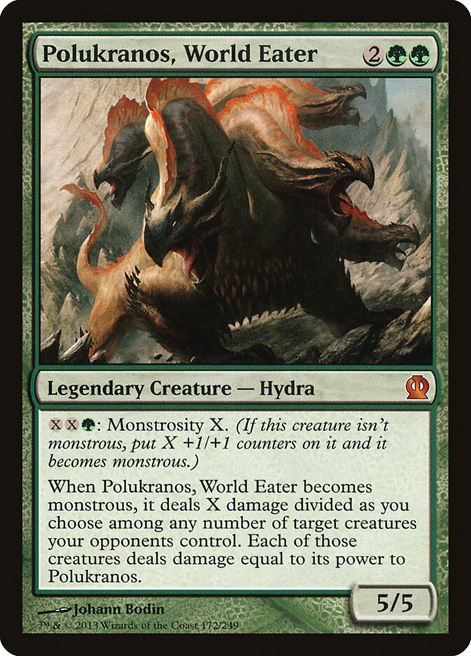 Polukranos, World Eater 172 - Theros MTG card