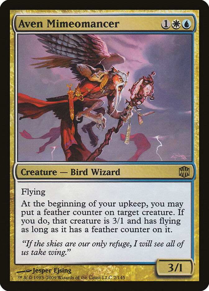 Aven Mimeomancer 2 - Alara Reborn MTG card