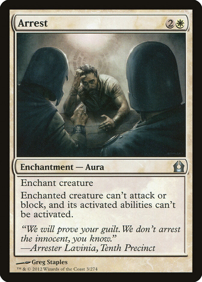 Arrest 3 - Return to Ravnica MTG card