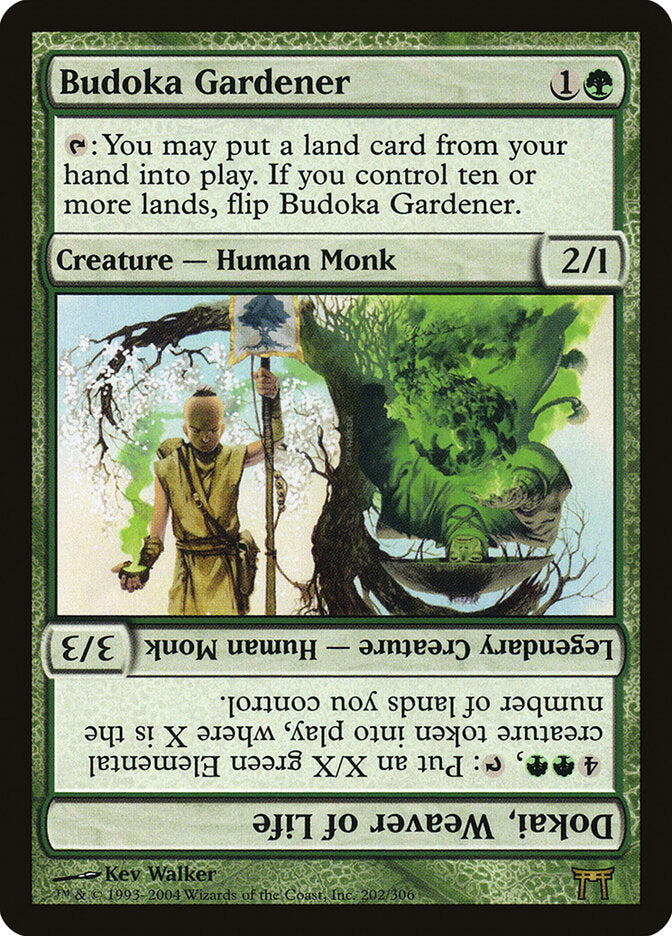 Budoka Gardener // Dokai, Weaver of Life 202 - Champions of Kamigawa MTG card