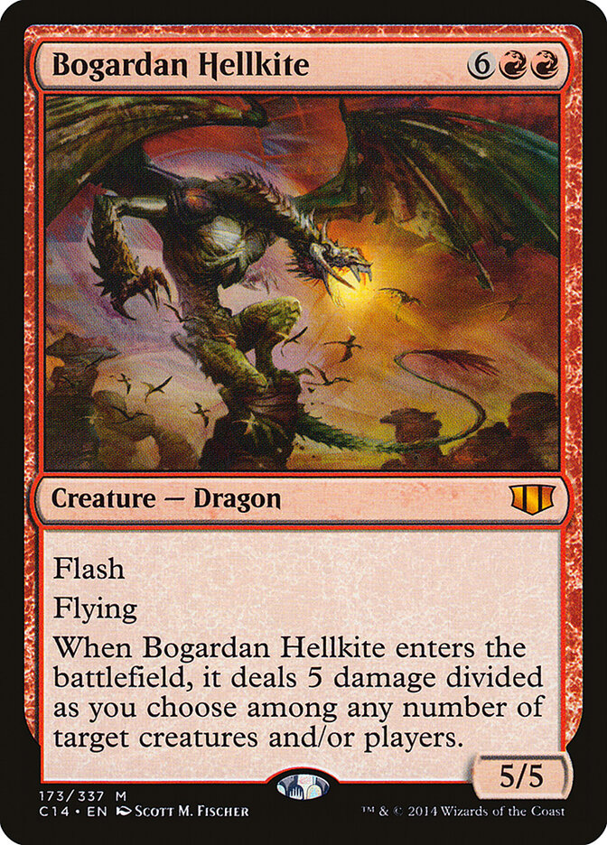 Bogardan Hellkite 173 - Commander 2014 MTG card