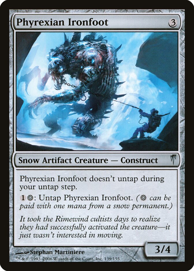 Phyrexian Ironfoot 139 - Coldsnap MTG card