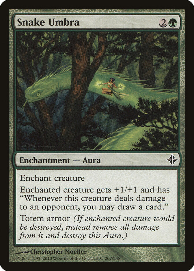 Snake Umbra 207 - Rise of the Eldrazi MTG card