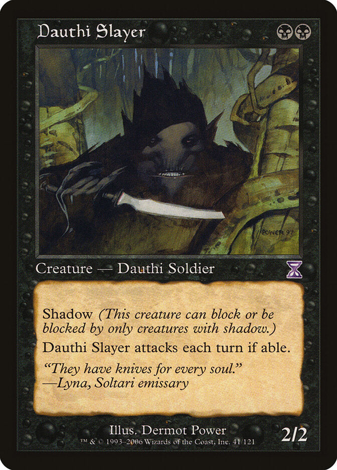 Dauthi Slayer 41 - Time Spiral Timeshifted MTG card