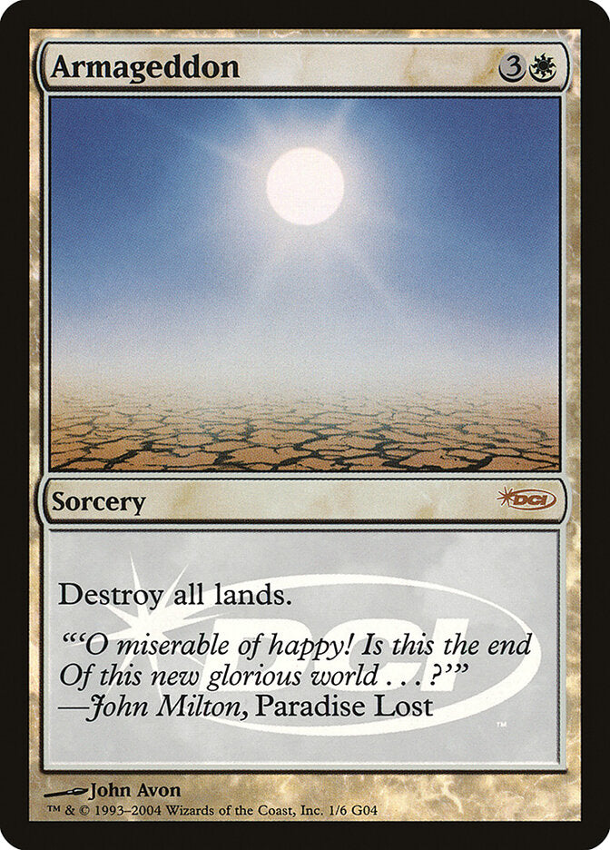 Armageddon 1 - Judge Gift Cards 2004 MTG card