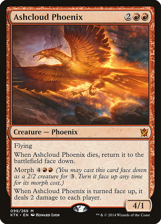 Ashcloud Phoenix 99 - Khans of Tarkir MTG card