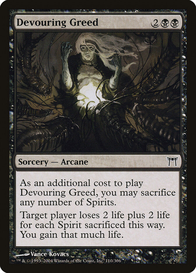 Devouring Greed 110 - Champions of Kamigawa MTG card