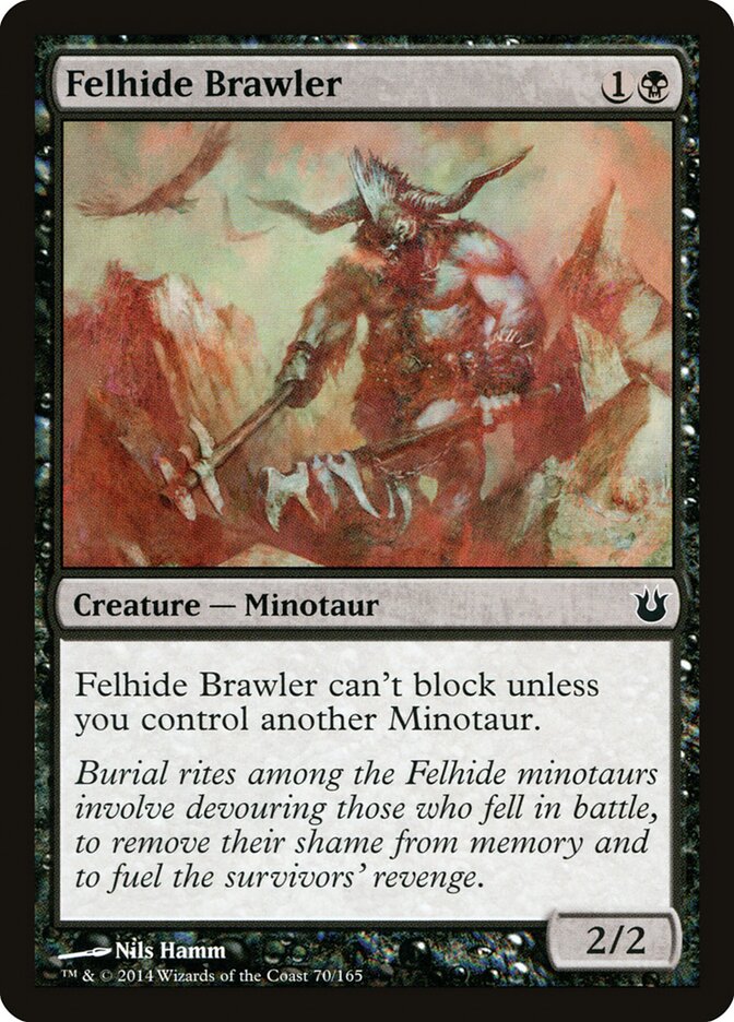 Felhide Brawler 70 - Born of the Gods MTG card