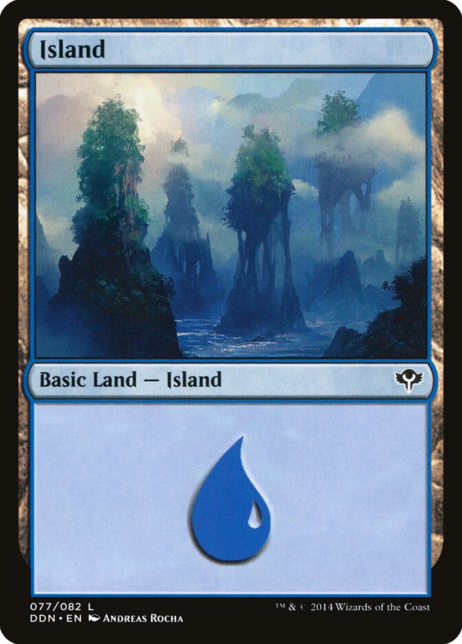 Island 77 - Duel Decks: Speed vs. Cunning MTG card
