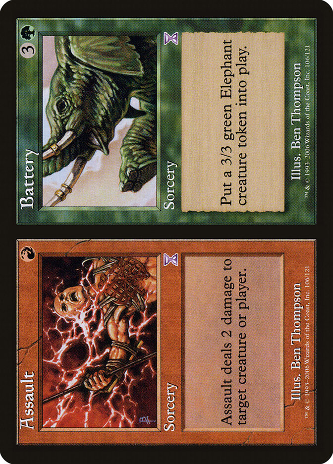 Assault // Battery 106 - Time Spiral Timeshifted MTG card