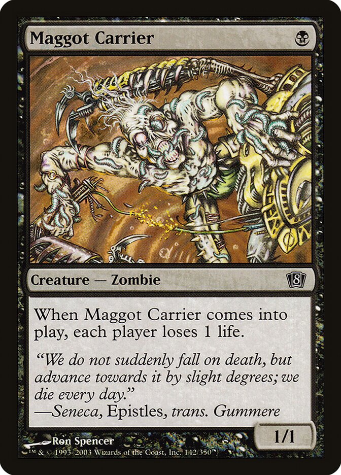 Maggot Carrier 142★ - Eighth Edition MTG card