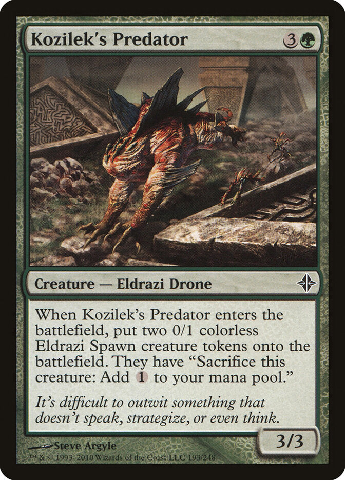 Kozilek's Predator 193 - Rise of the Eldrazi MTG card
