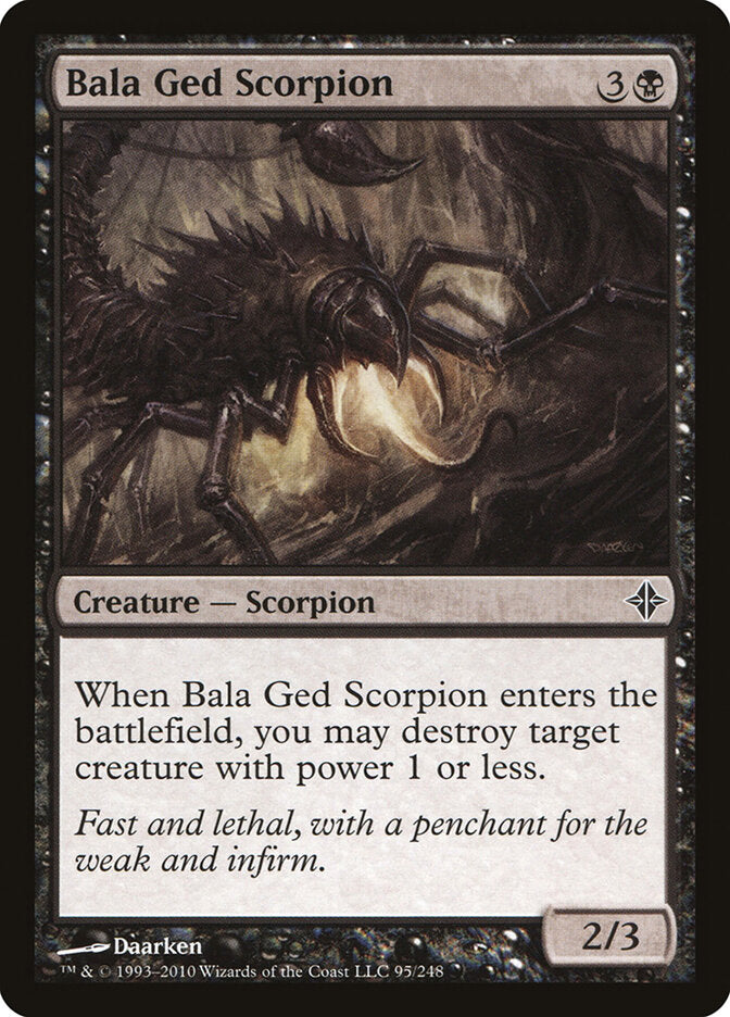 Bala Ged Scorpion 95 - Rise of the Eldrazi MTG card