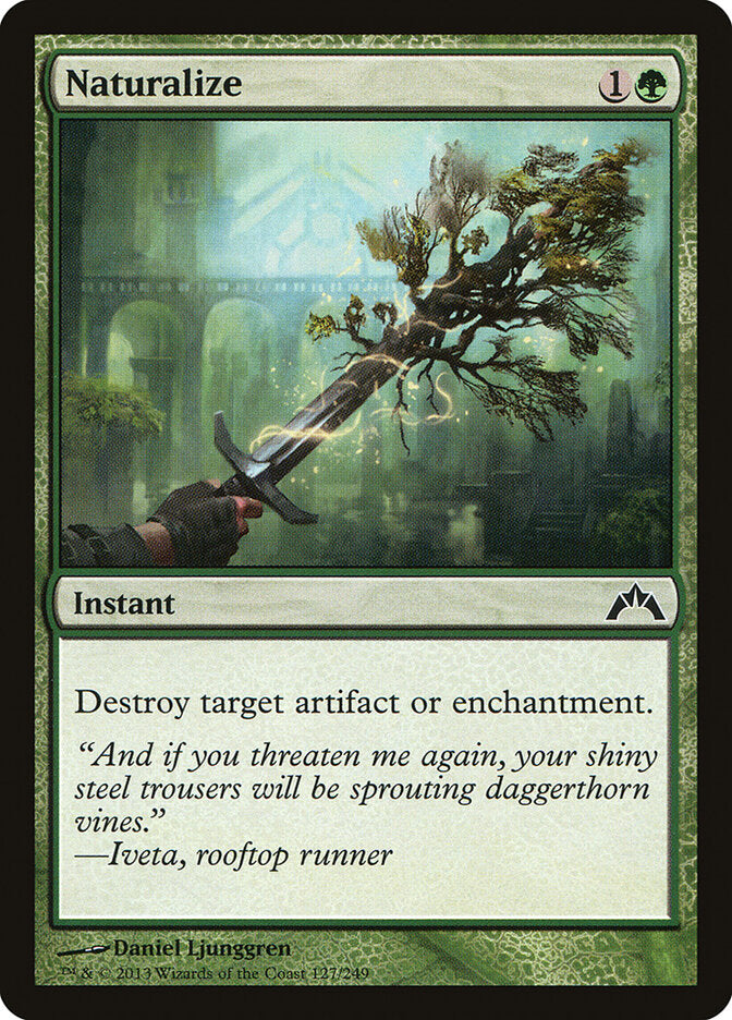 Naturalize 127 - Gatecrash MTG card