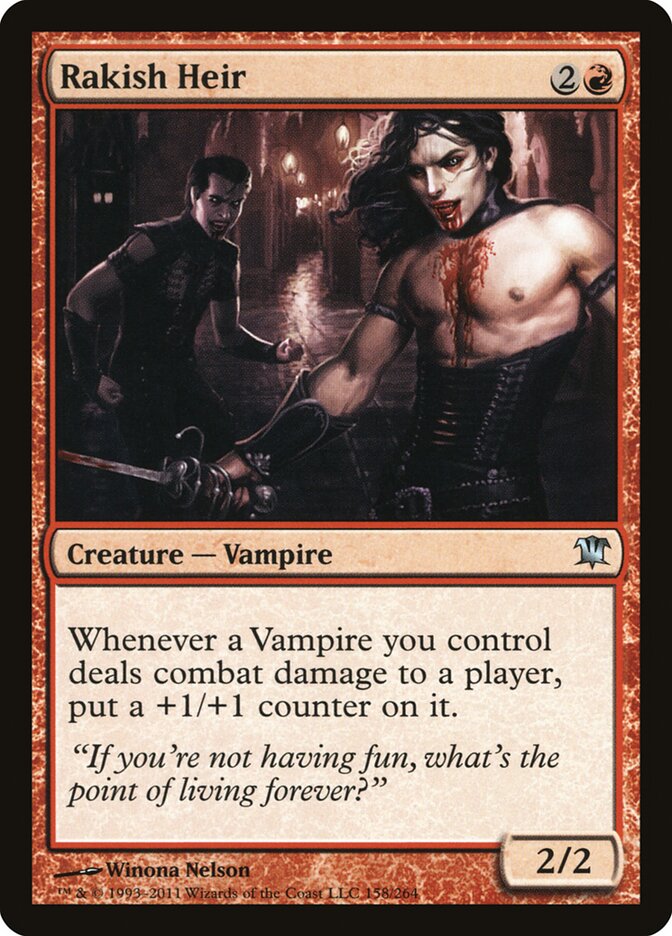 Rakish Heir 158 - Innistrad MTG card