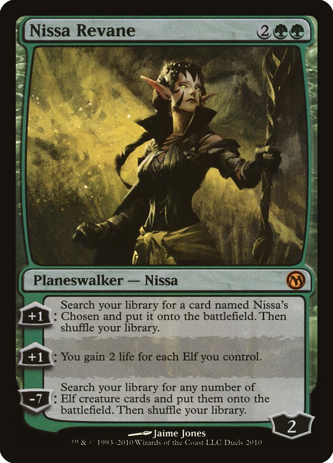 Nissa Revane 2 - Duels of the Planeswalkers 2010 Promos MTG card