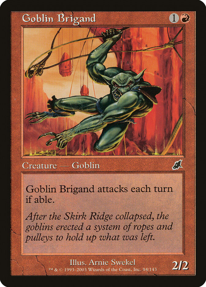 Goblin Brigand 94 - Scourge MTG card