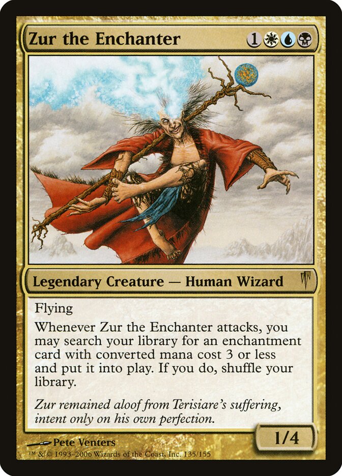 Zur the Enchanter 135 - Coldsnap MTG card