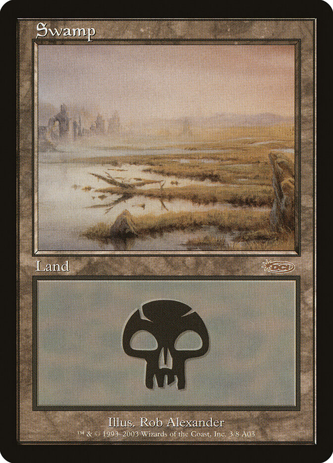 Swamp 3 - Arena League 2003 MTG card