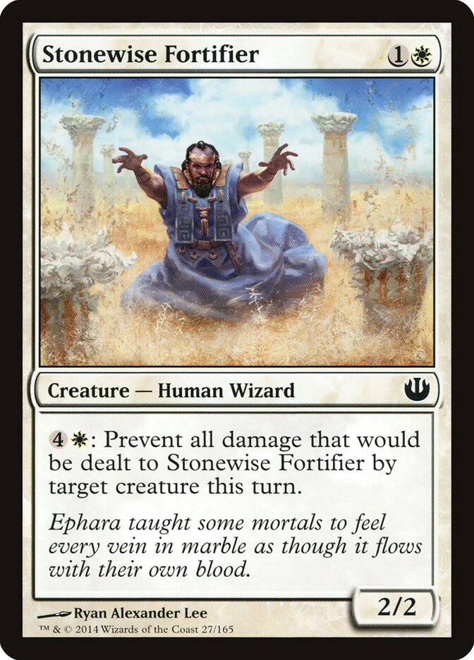 Stonewise Fortifier 27 - Journey into Nyx MTG card