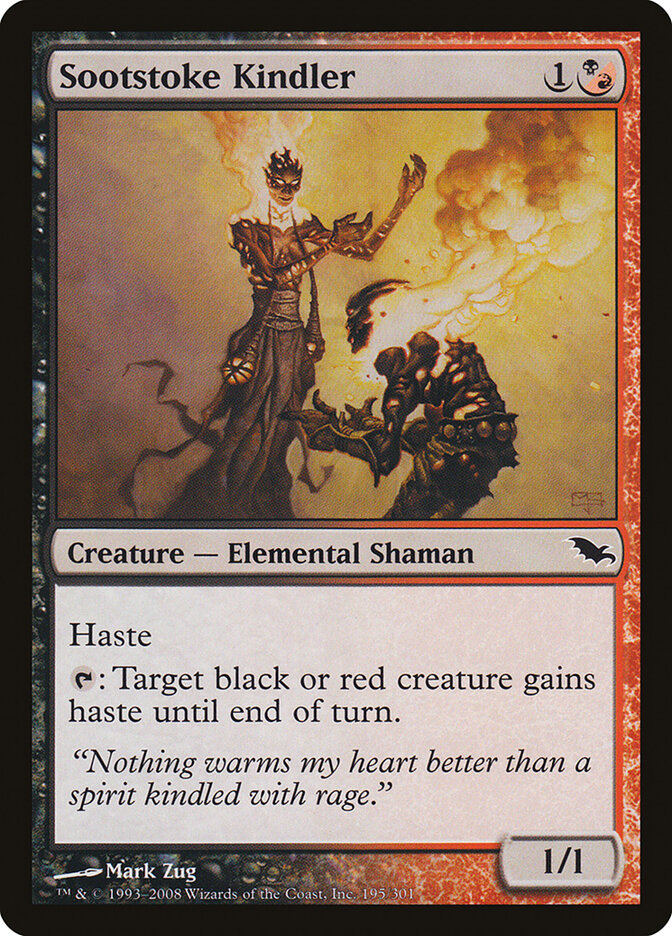 Sootstoke Kindler 195 - Shadowmoor MTG card