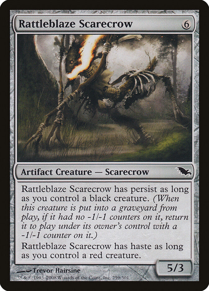 Rattleblaze Scarecrow 259 - Shadowmoor MTG card