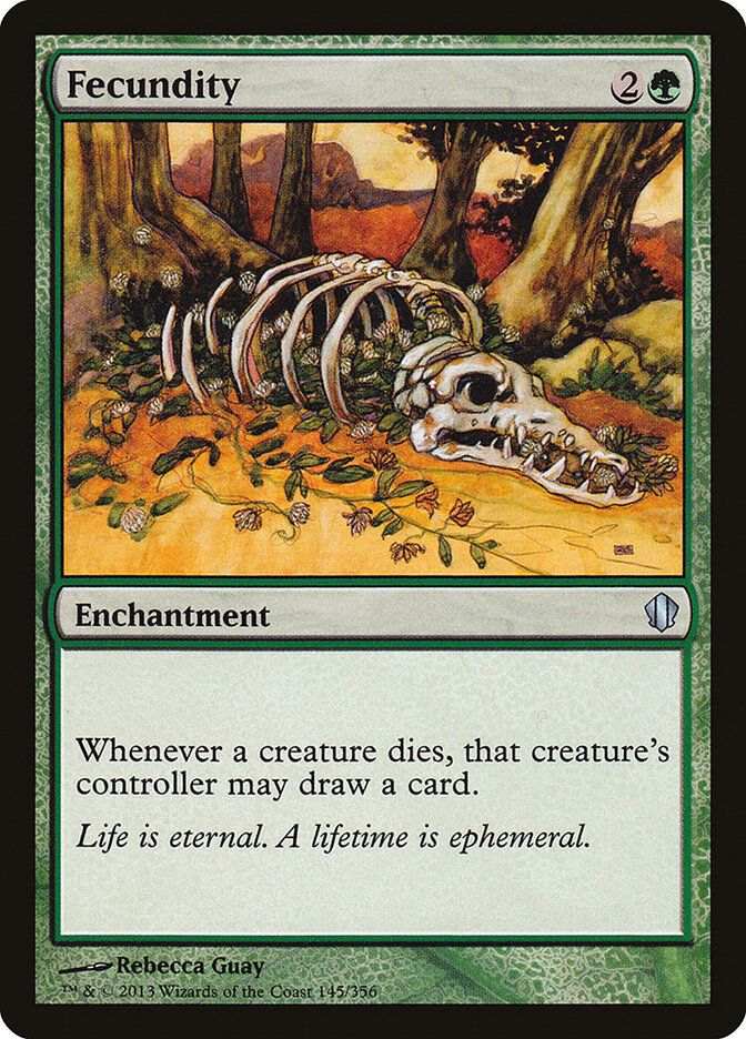 Fecundity 145 - Commander 2013 MTG card