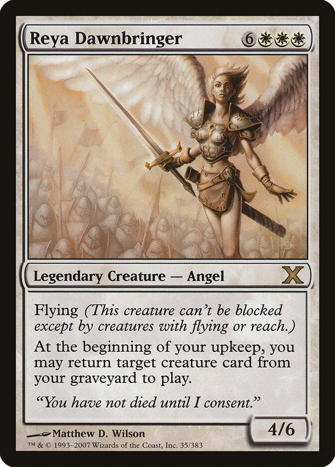 Reya Dawnbringer 35 - Tenth Edition MTG card
