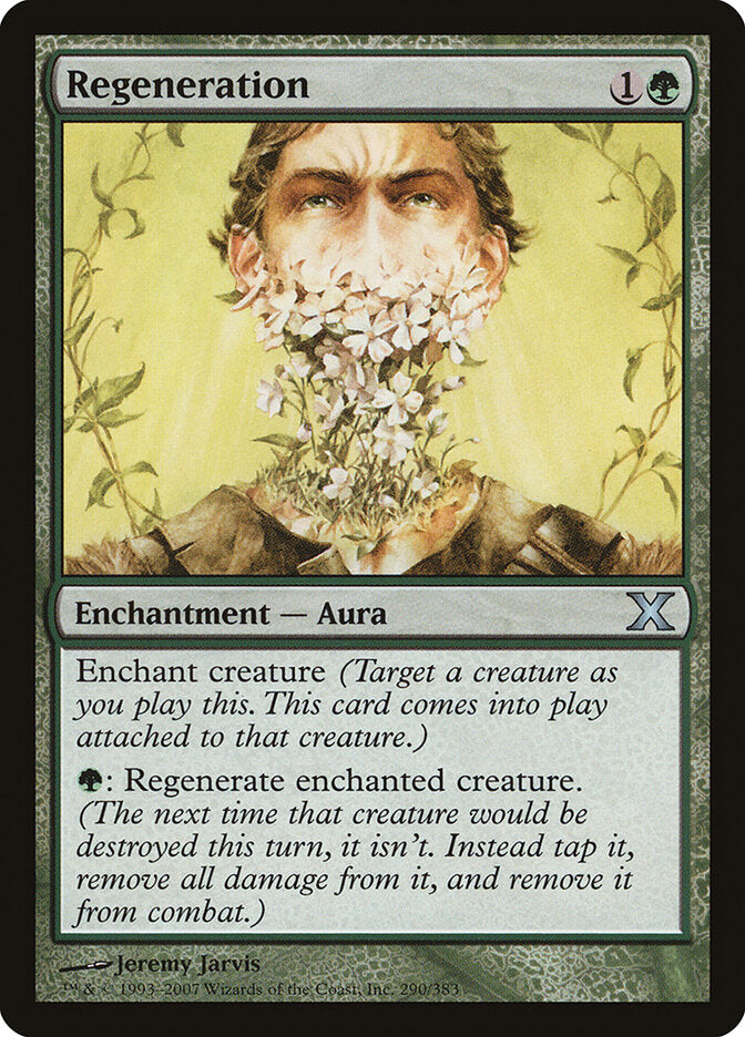 Regeneration 290 - Tenth Edition MTG card