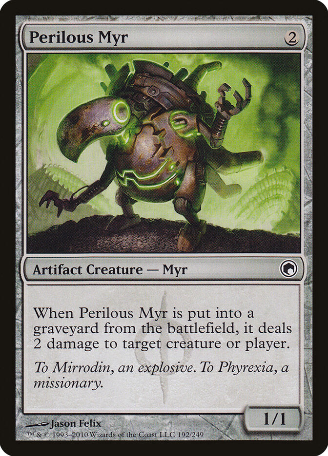 Perilous Myr 192 - Scars of Mirrodin MTG card