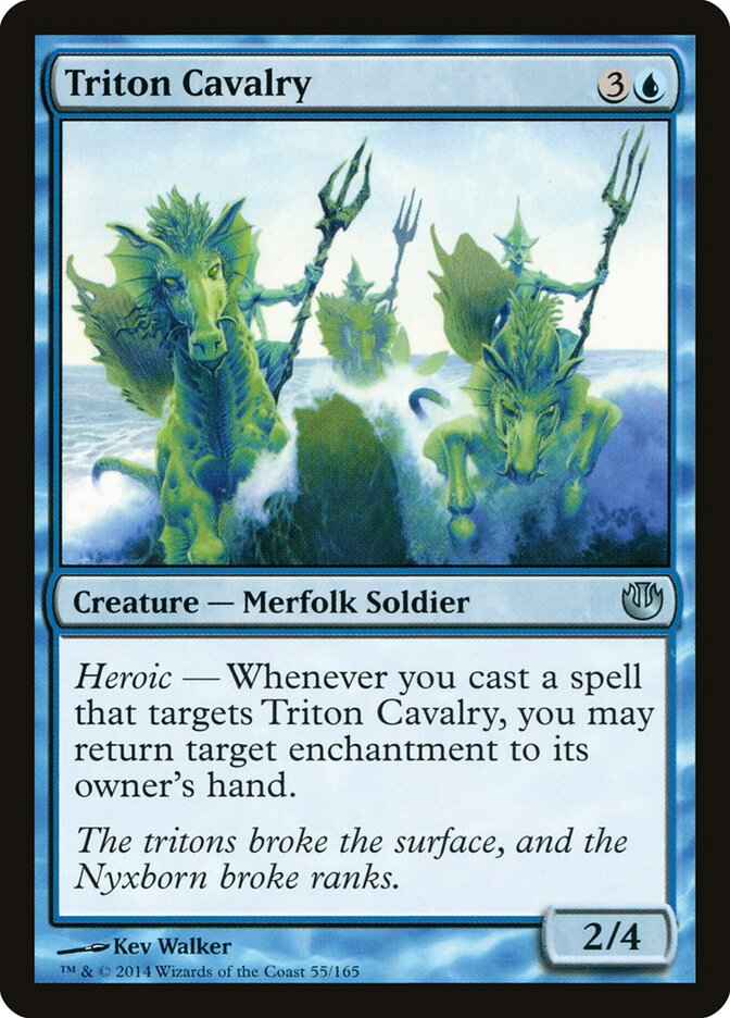 Triton Cavalry 55 - Journey into Nyx MTG card