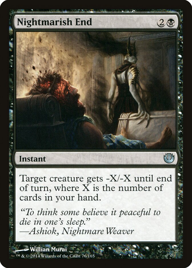 Nightmarish End 76 - Journey into Nyx MTG card