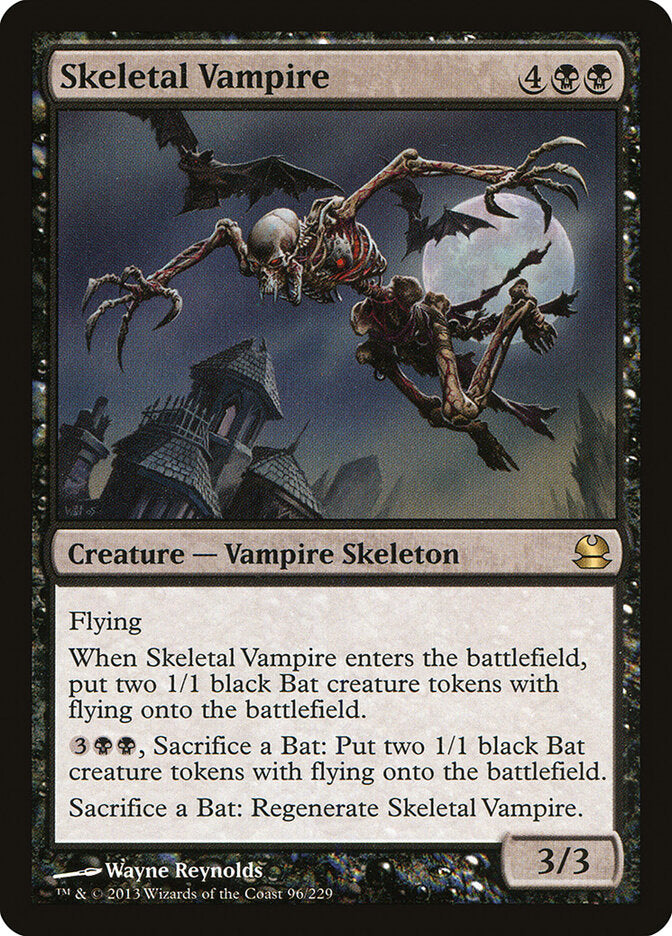 Skeletal Vampire 96 - Modern Masters MTG card