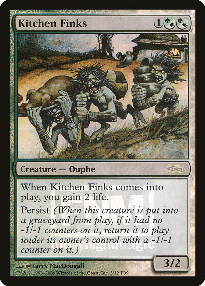 Kitchen Finks 3 - Friday Night Magic 2009 MTG card