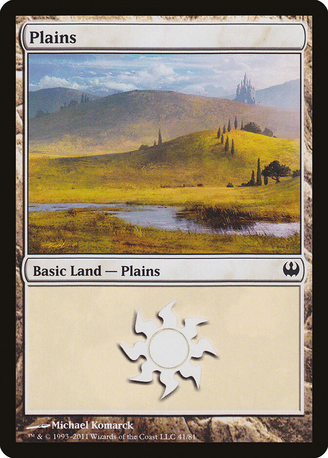 Plains 41 - Duel Decks: Knights vs. Dragons MTG card