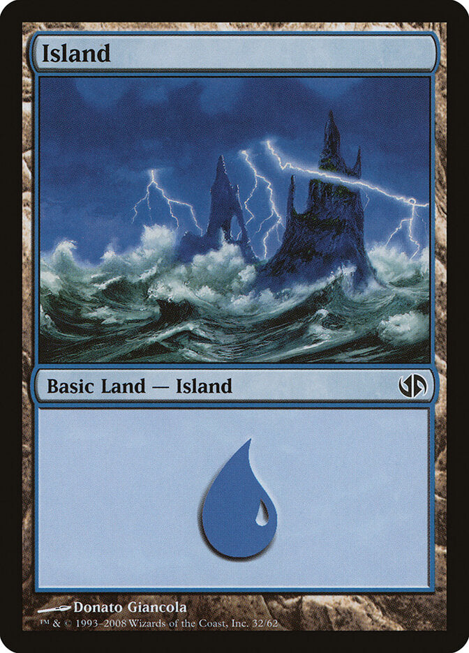 Island 32 - Duel Decks: Jace vs. Chandra MTG card