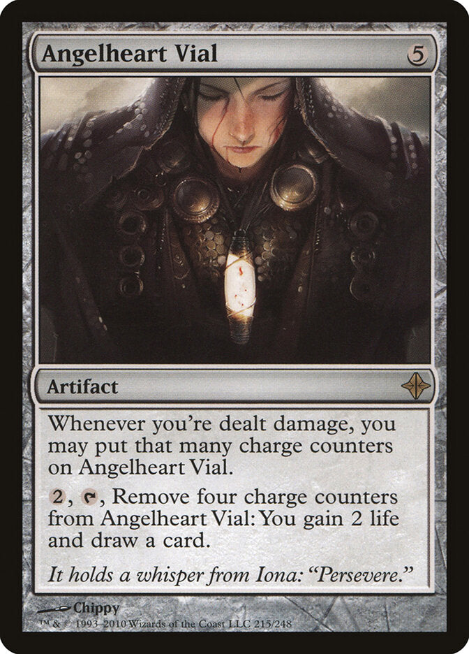 Angelheart Vial 215 - Rise of the Eldrazi MTG card