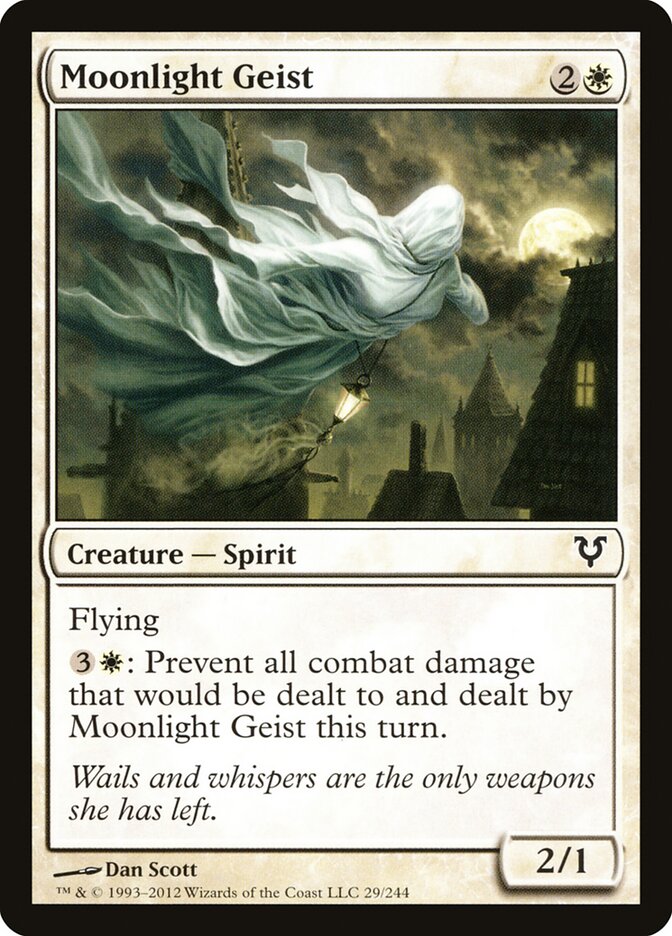 Moonlight Geist 29 - Avacyn Restored MTG card