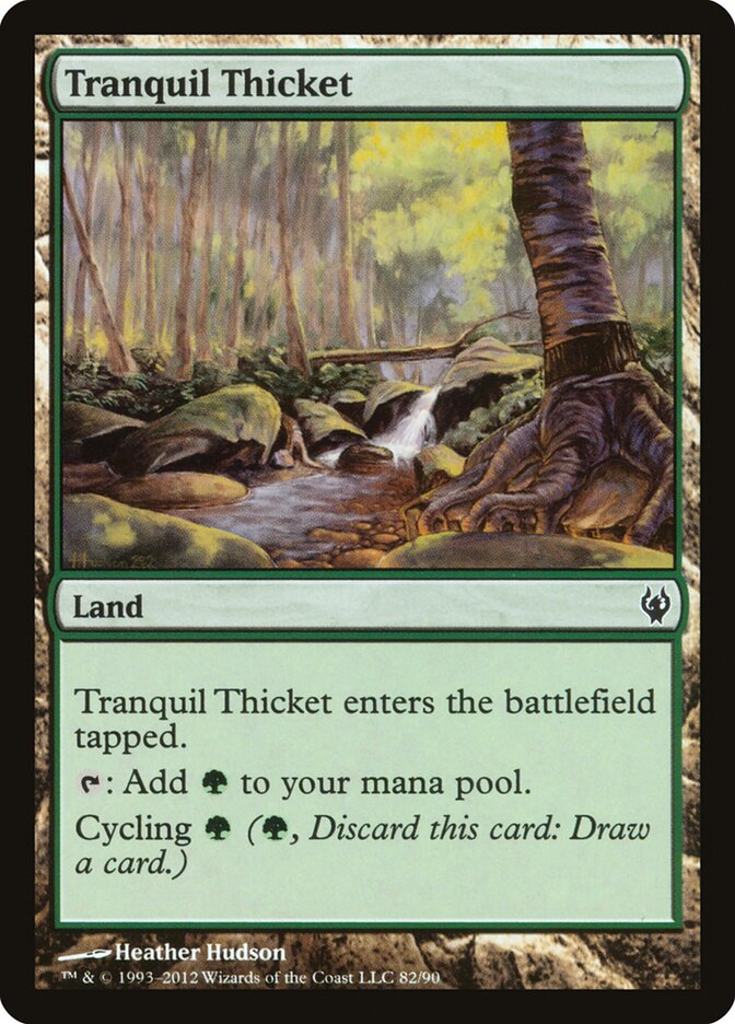 Tranquil Thicket 82 - Duel Decks: Izzet vs. Golgari MTG card
