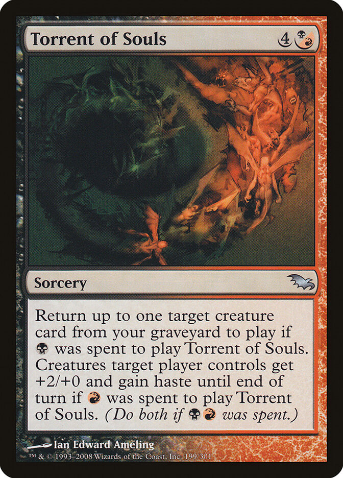 Torrent of Souls 199 - Shadowmoor MTG card