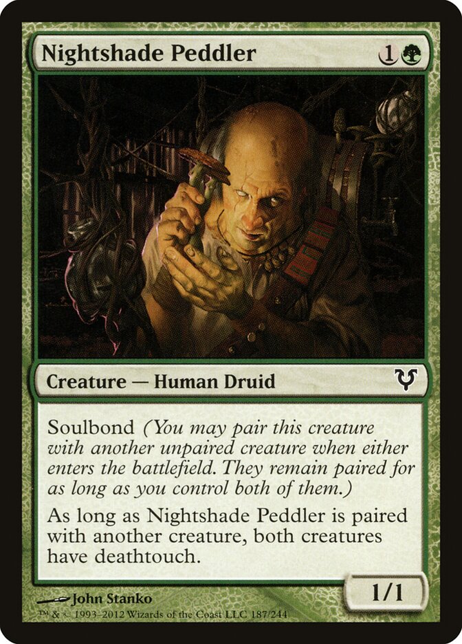 Nightshade Peddler 187 - Avacyn Restored MTG card