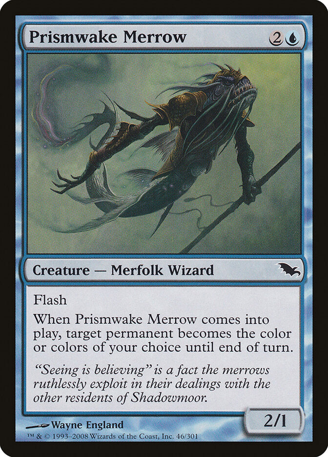 Prismwake Merrow 46 - Shadowmoor MTG card
