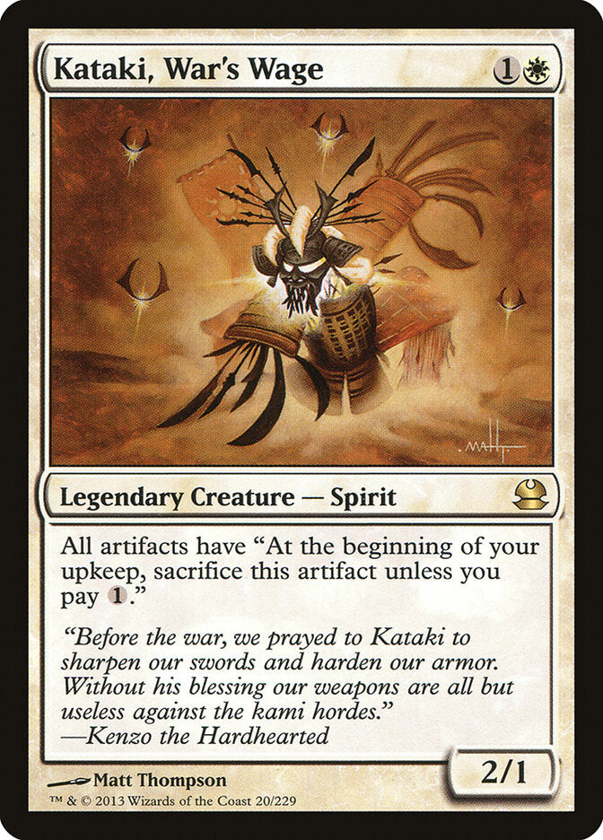 Kataki, War's Wage 20 - Modern Masters MTG card