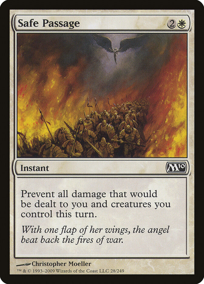 Safe Passage 28 - Magic 2010 MTG card